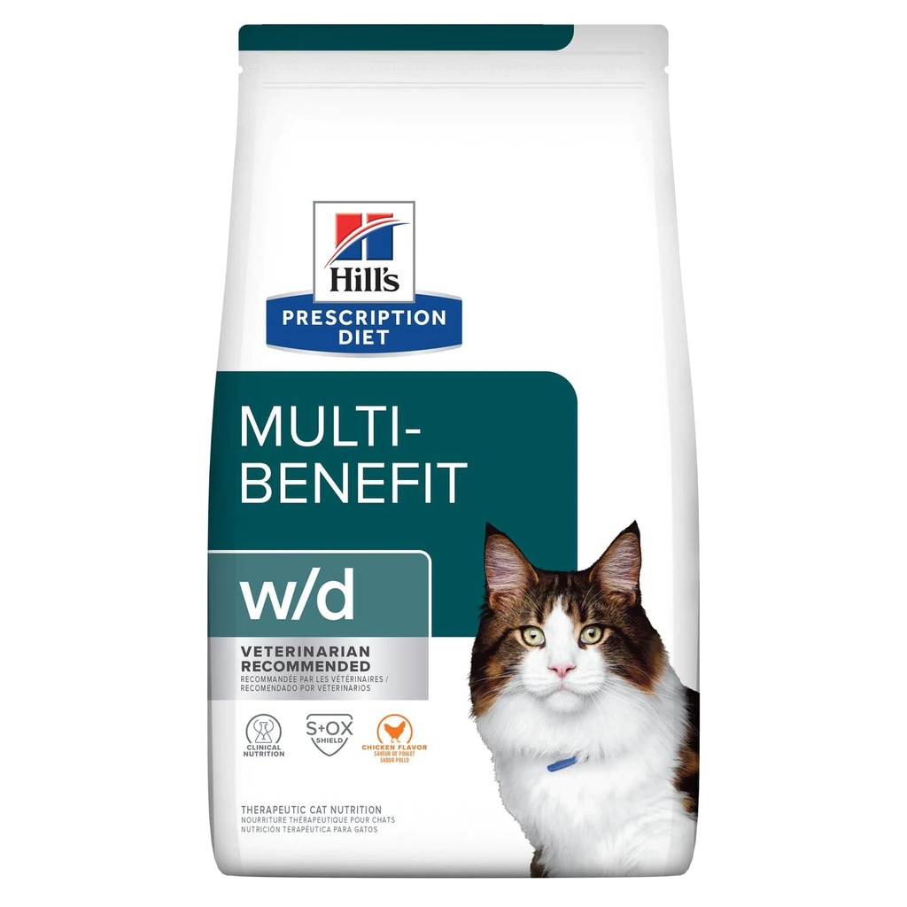 Hill´s Prescription Diet W/D Multi-Benefit Dry Cat Food 1.81 Kg