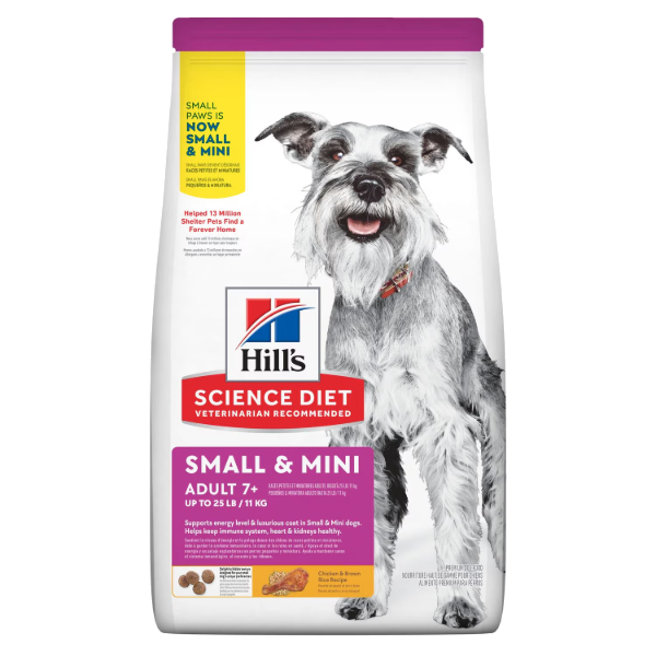 Hill´s Science Diet Senior Small Paws Chicken Meal & Rice Recipe Dog Food 2.04Kg