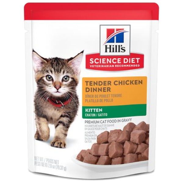 Hill´s -Science Diet  Feline Pouche Kitten Chiken Dinner  79.37 gr