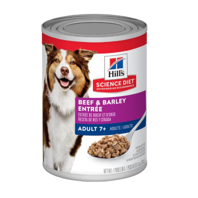 Hill´s Science Diet Canine Adult 7+ Beef & Barley Entrée 370g
