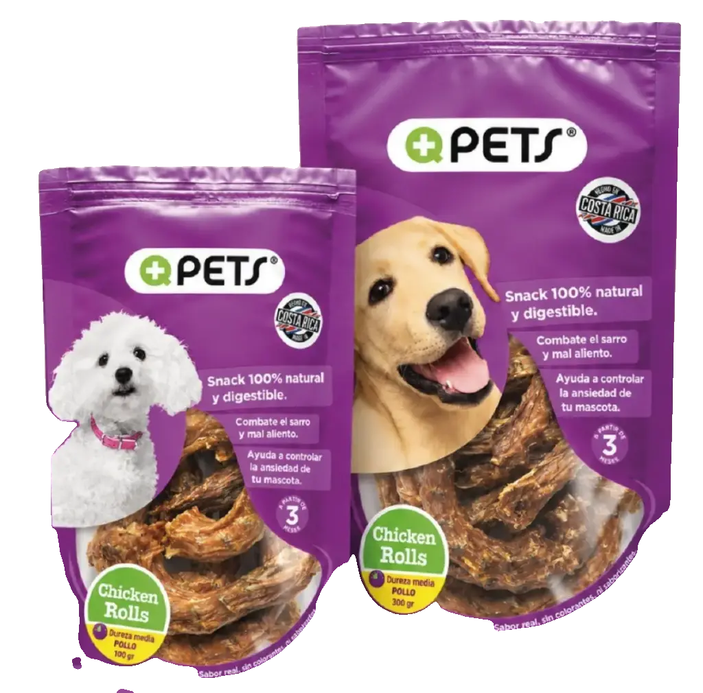 +Qpets Chicken Rolls (Cuellos De Pollo)