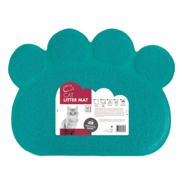 M-Pets Alfombra Huella Turquesa 60X45 Cm
