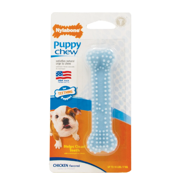 Nylabone - Puppy Hueso Dental Small Pollo 7Kg