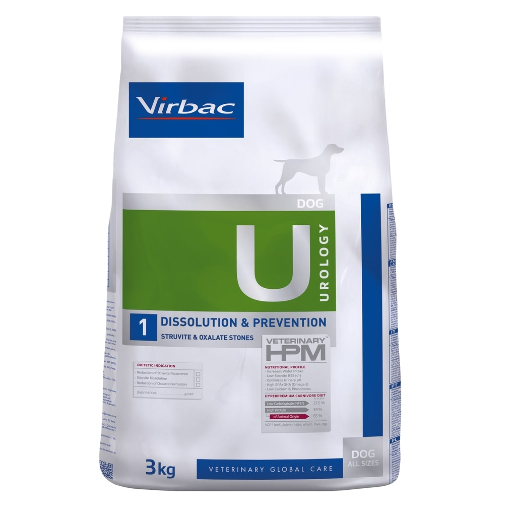 Virbac Veterinary Hpm Urology 1 Dissolution & Prevention Dog