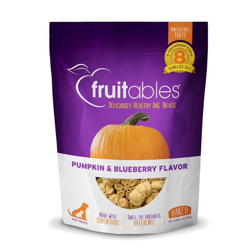 Fruitables Healthy Dog Treats: Pumpkin & Blueberry 198G
