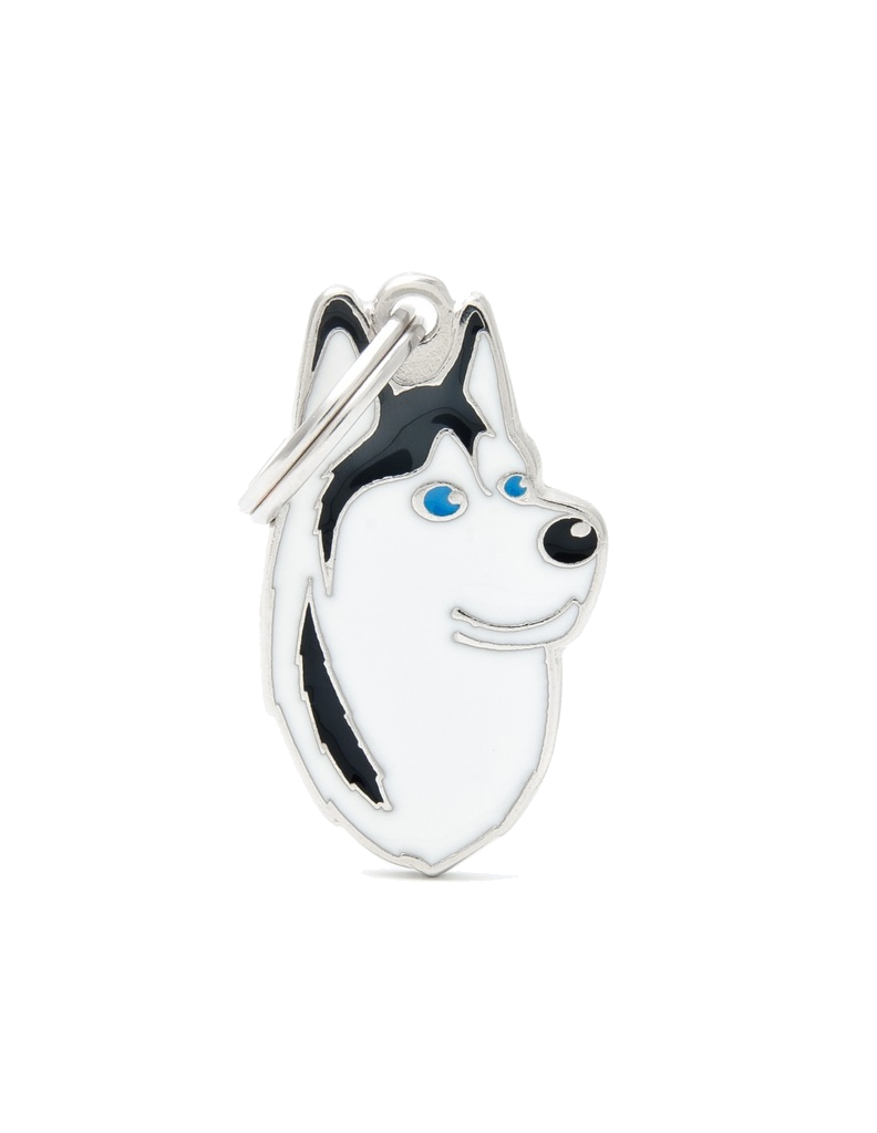 Myfamily Placa Perro Husky Siberiano