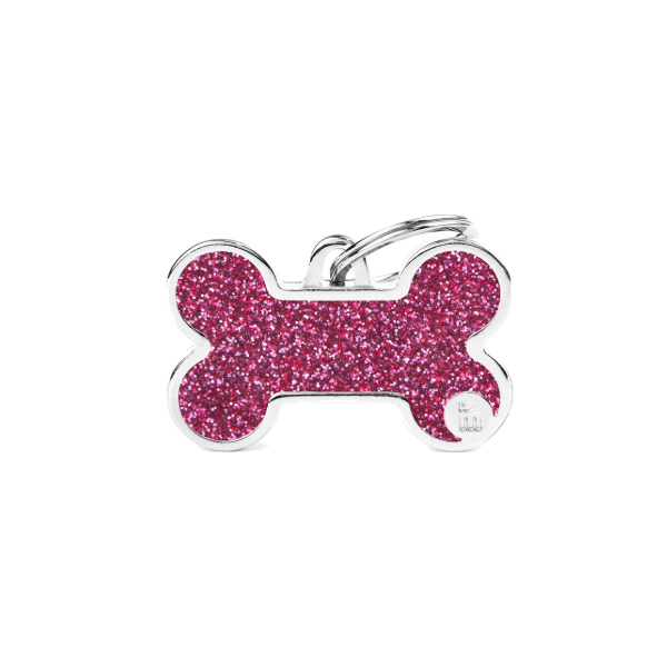 Myfamily Placa Hueso Shine Con Purpurina