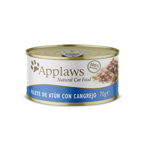 Applaws Natural Alimento Húmedo De Atun Con Cangrejo 70g