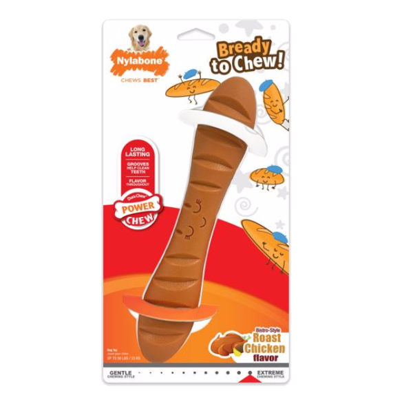 Nylabone -  Hueso Pan Sabor Pollo