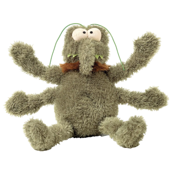 FuzzYard Peluche Toy - Neighborhood Nastie - Scratchy Green Flea