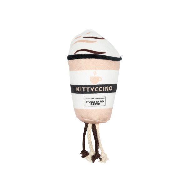 FuzzYard Peluche Cat Toys - Kittyccino