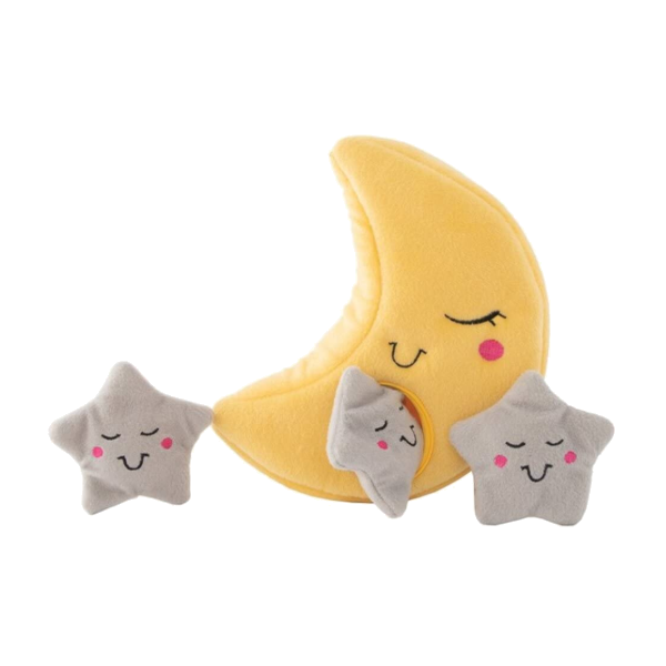 ZippyPaws Peluche Zippy Burrow - Luna y Estrellas