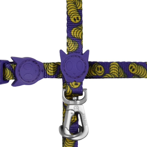 Zeedog Lords Of Zee.Town Zmiley Harness + Leash Set