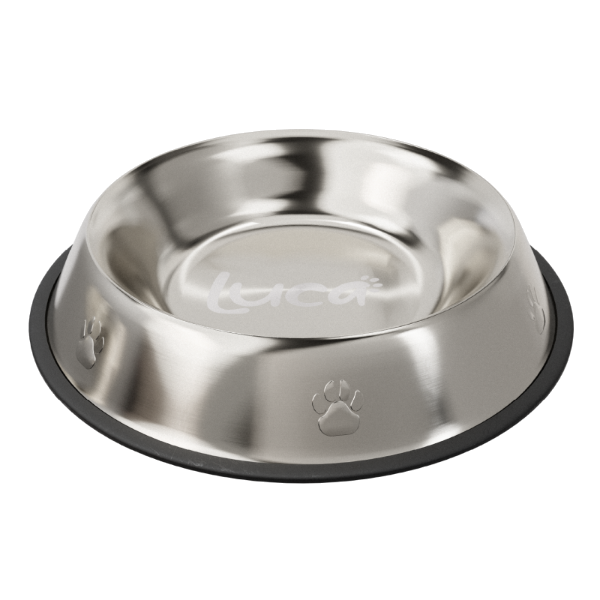 Luca Plato Acero Inox Antideslizante Pequeño