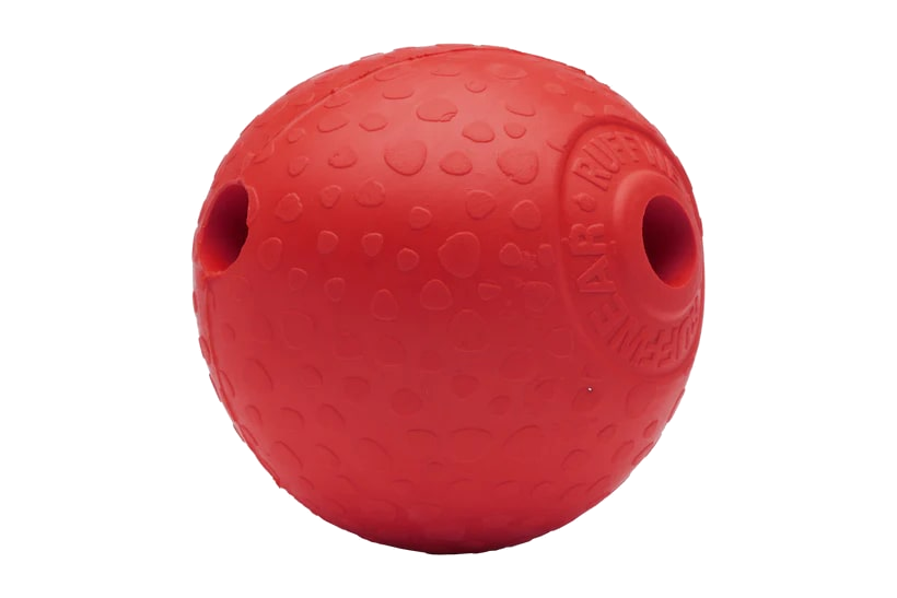 Nuevo-RuffWear Huckama Rubber Throw Toy - Sockeye Red