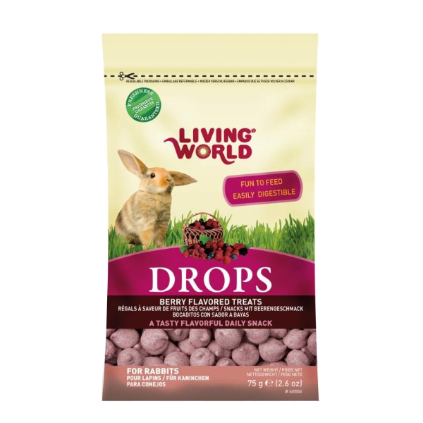 Living World Bocadillos de Mora para Conejos 75g