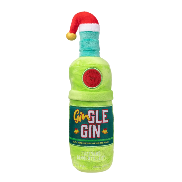 Fuzzyard Navideño -Dog Toy Gin-gle Gin