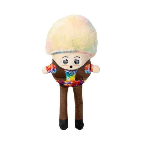 Fuzzyard Dog Toy - Rainbow Mushroom