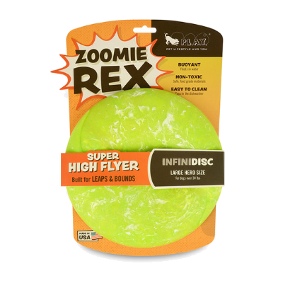 Zeedog Zoomie Rex Disc Green