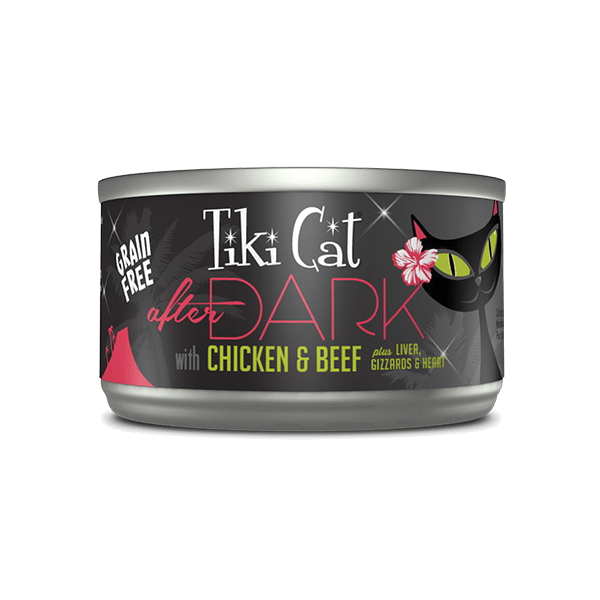 Tiki Cat After Dark Chicken And Beed Recipe In Broth Lata