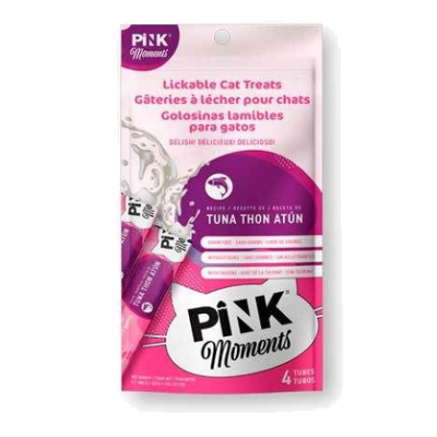 Pink Moments Snacks Saludables Para Gato Atun 4 unds