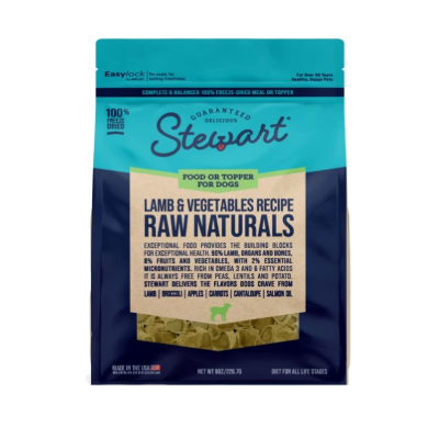 AF- Raw Naturals Lamb & Vegetables 226.8g