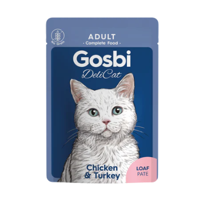 GOSBI DELICAT ADULT CHICKEN&TURKEY LOAF 70 g