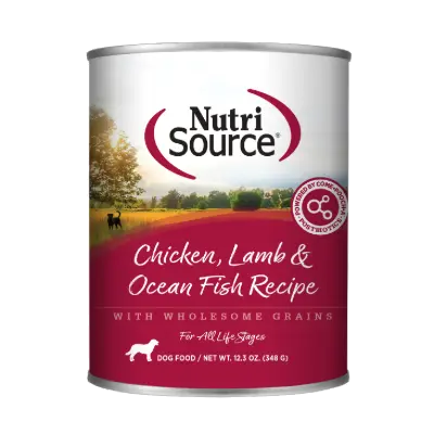 Nutrisource Chicken, Lamb & Ocean Fish Formula 348Gr