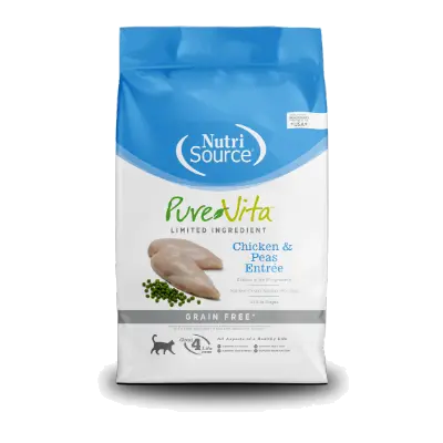 Nutrisource - Pure Vita Grain Free Cat Chicken & Peas 5.4 KG