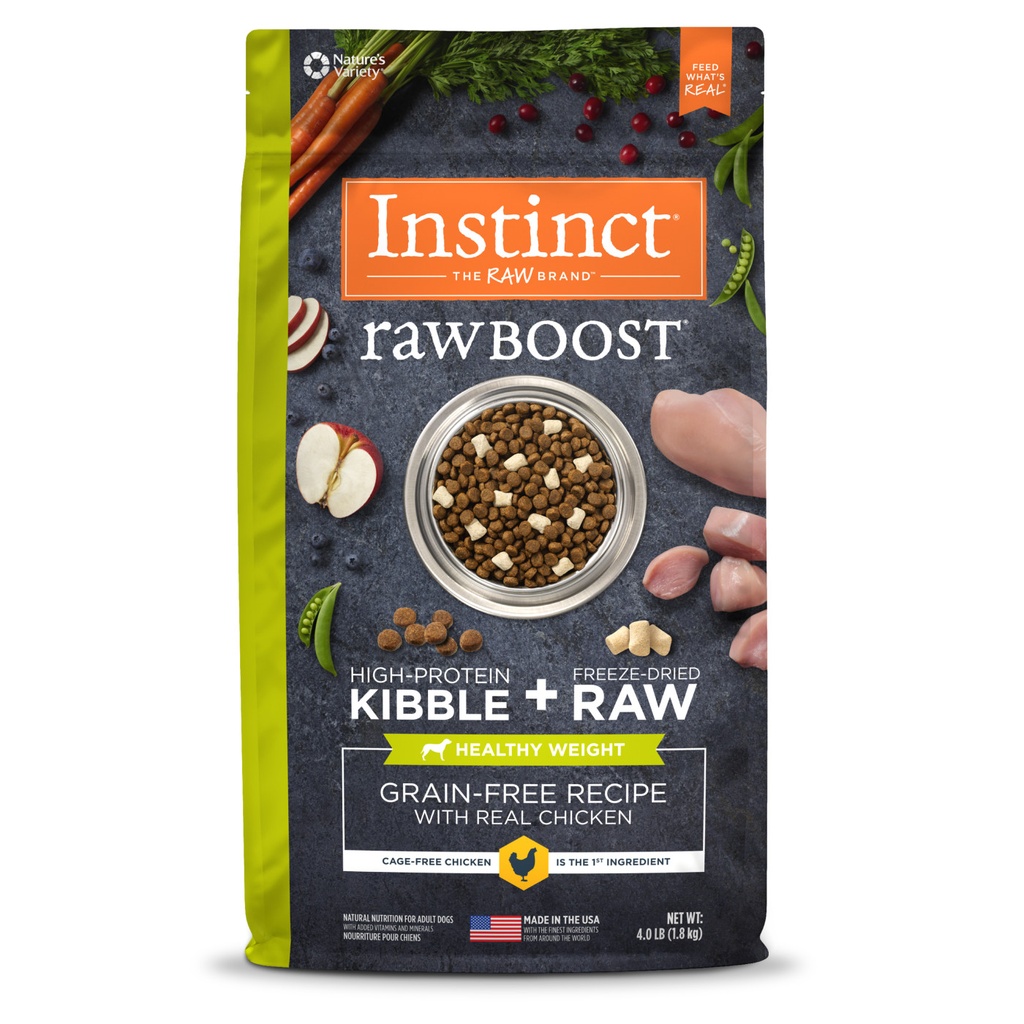 Instinct Dog Food Raw Boost Real Chicken Recipe Healthy Weight