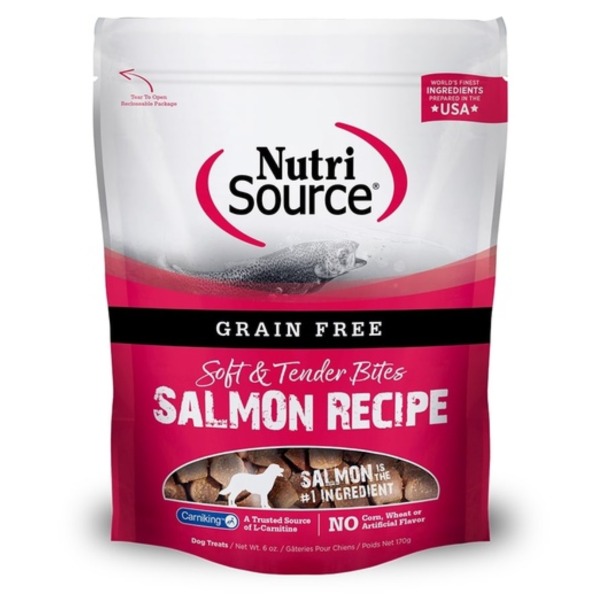 Nutrisource Grain Free Salmon Bites Treats 179G