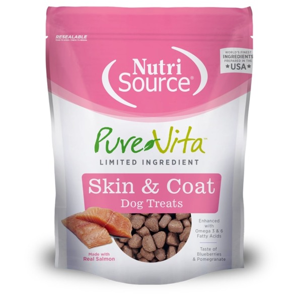 Nutrisource PureVita Skin & Coat Treats 179G