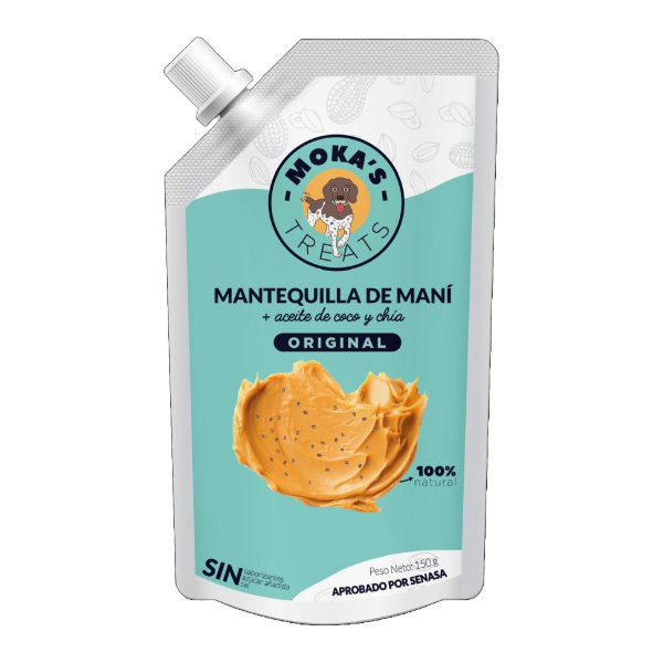 Moka's Mantequilla De Mani Aceite de Coco y Chia 150g
