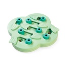 Outward Hound Puppy Hide N' Slide Interactive Treat Puzzle Dog Toy, Green