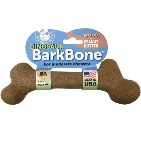 BarkBone -Pet Qwerks Peanut Butter Dog Medium