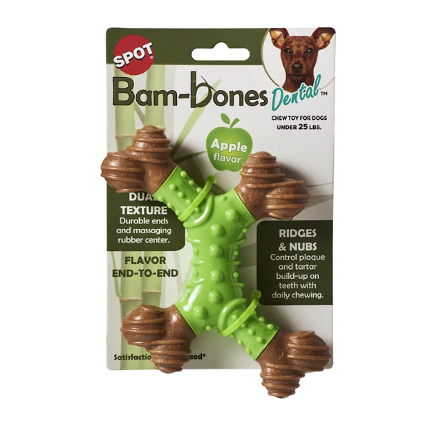 Juguete Bam-Bones Dental Bone Manzana 6" Ref 54611 Spot