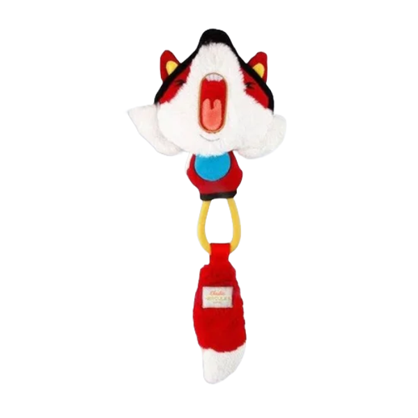 Gigwi Fox Cotton Rope Dog Toy With Squeaker Tug Hercules
