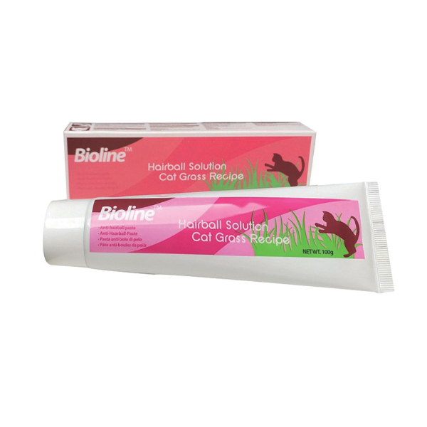 Bioline Hairball Solution Cat Grass Recipe for Cats 100G