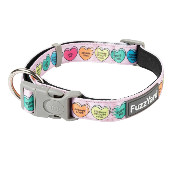 FuzzYard Dog Collar - Candy Hearts