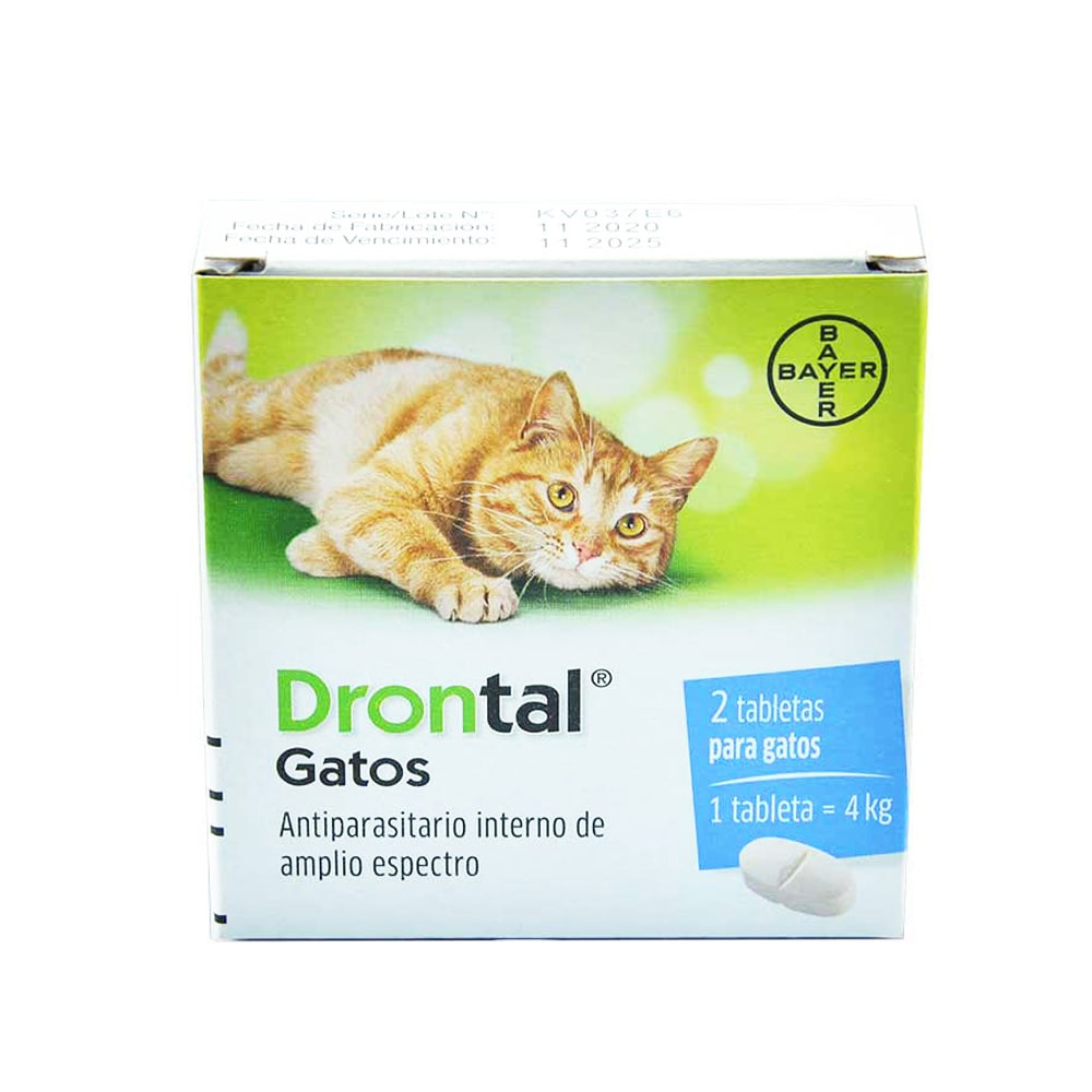 Bayer Drontal Gatos 4kg (Por Caja)