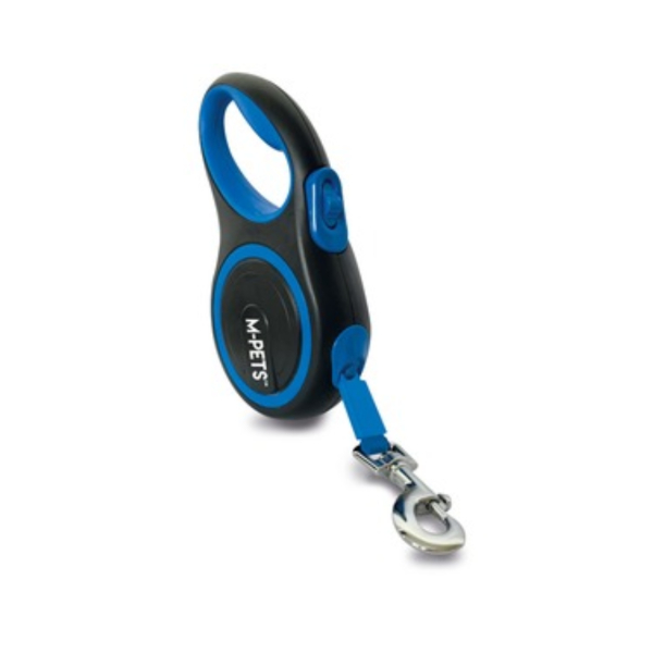 M-Pets Correa Retractil Azul Large 8M