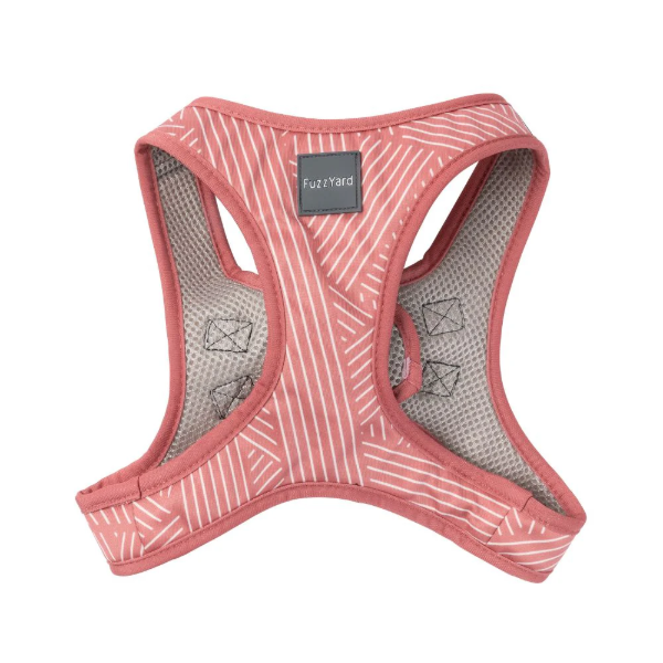 Fuzzyard Step In Harness - Thornbury - Brick Red