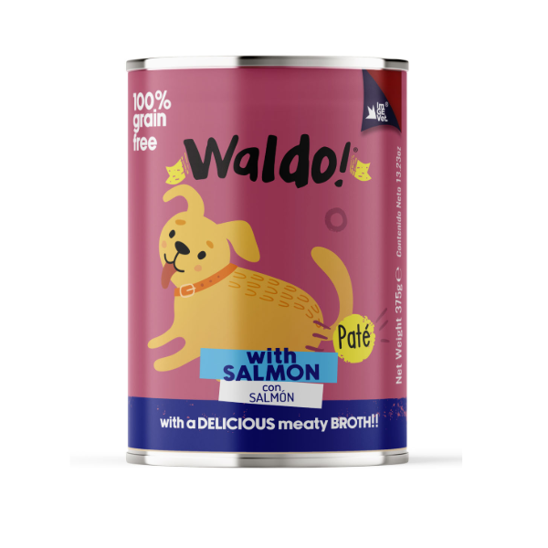 Waldo For Dogs Salmon Flavor 375G