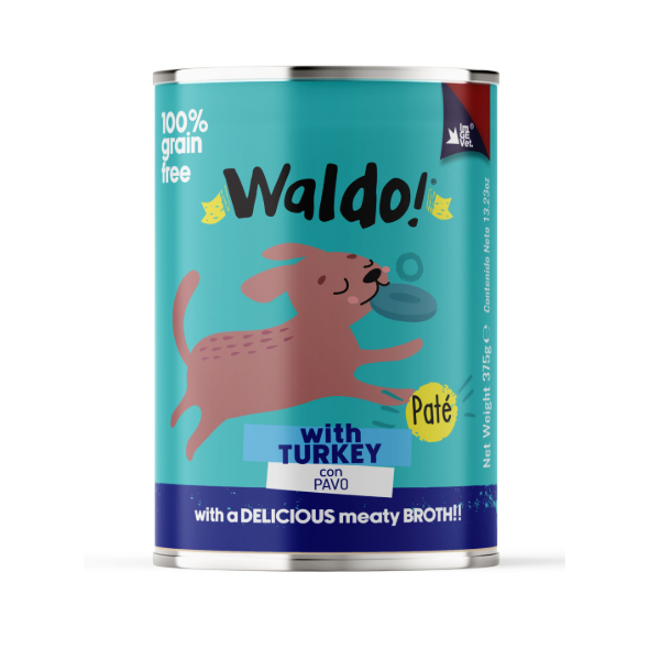 Waldo For Dogs Turkey Flavor 375G