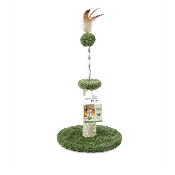M-Pets Rascador Para Gatos Pluma Verde