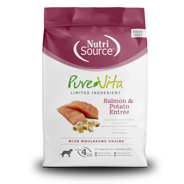 Nutrisource PureVita Dog Salmon & Potato 1,8Kg