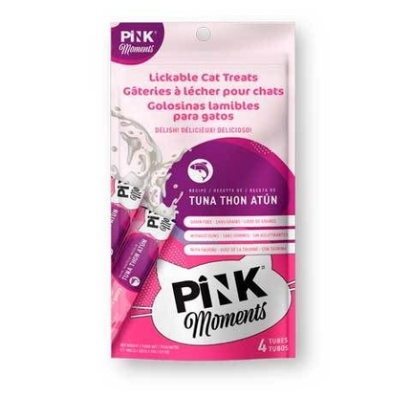 Pink Moments Snacks Saludables Para Gato Atun 4 unds