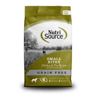 Nutrisource Small Bites Grain Free Chicken & Pea