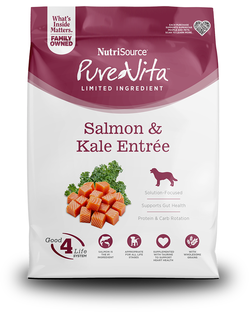 Nutrisource - Pure Vita Dog Salmon Kale 1.8 KG