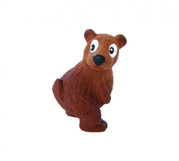 OH Tootiez Bear Brn Sm Latex